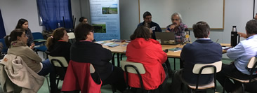 Integrantes de la UPC reunidos con el decano de Veterinaria visita decano2